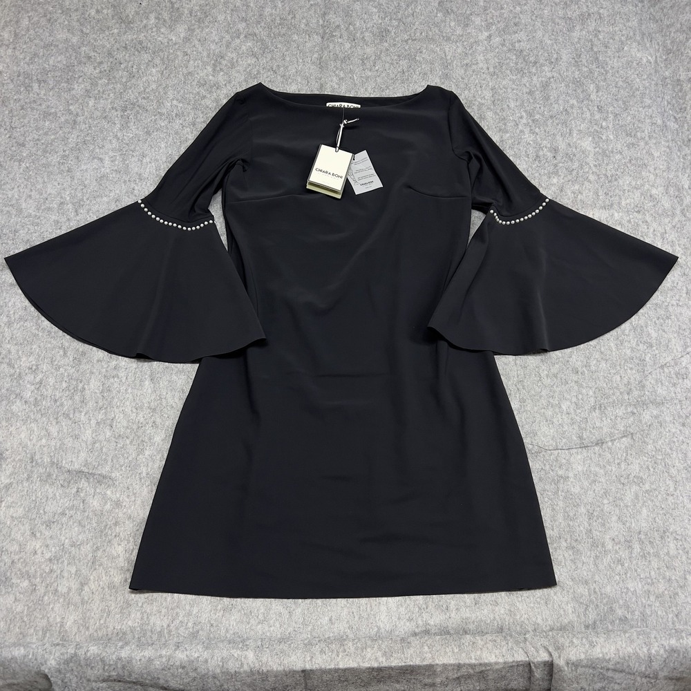 Chiara Boni La Petite Roba Dress Womens 12 Natalia Pearl BR Bell Italy $750